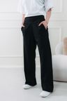 Kalhoty Nala Wide Leg Black
