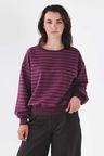 Mikina Maina Bordo Stripe