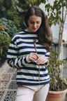 Svetr Upendo Navy Stripe Pure