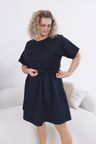Šaty Sia Navy Shine Plus