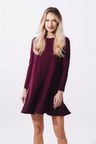 Šaty Adika Burgundy