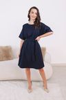 Šaty Sia Navy Shine