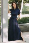 Šaty Yenge Silky Eco Navy