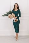 Šaty Asani Midi Smaragd