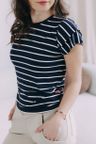 Tričko Akifa Navy Stripe