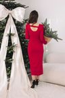 Šaty Asani Midi Red